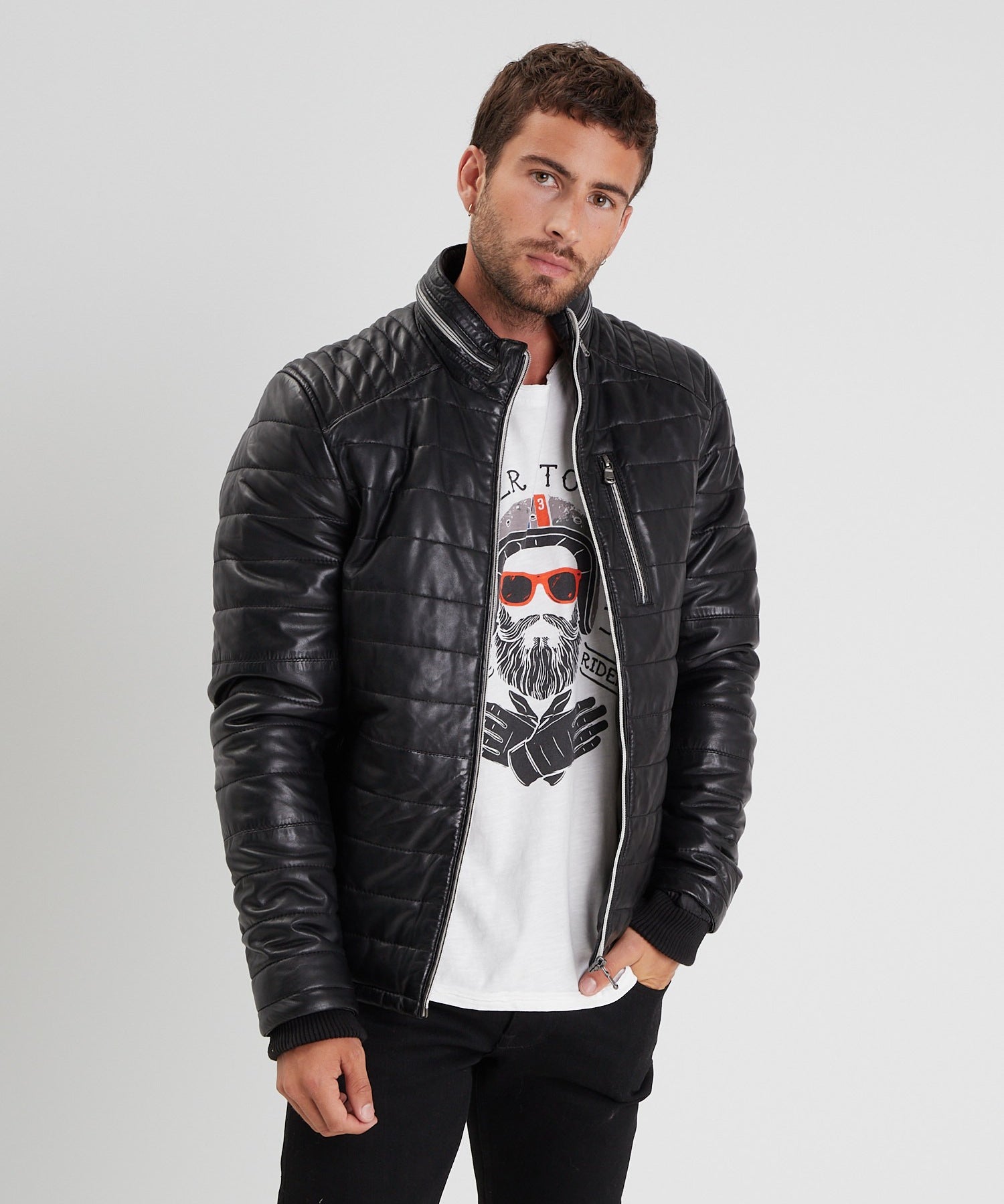 Caproni - Blouson cuir homme - Accueil