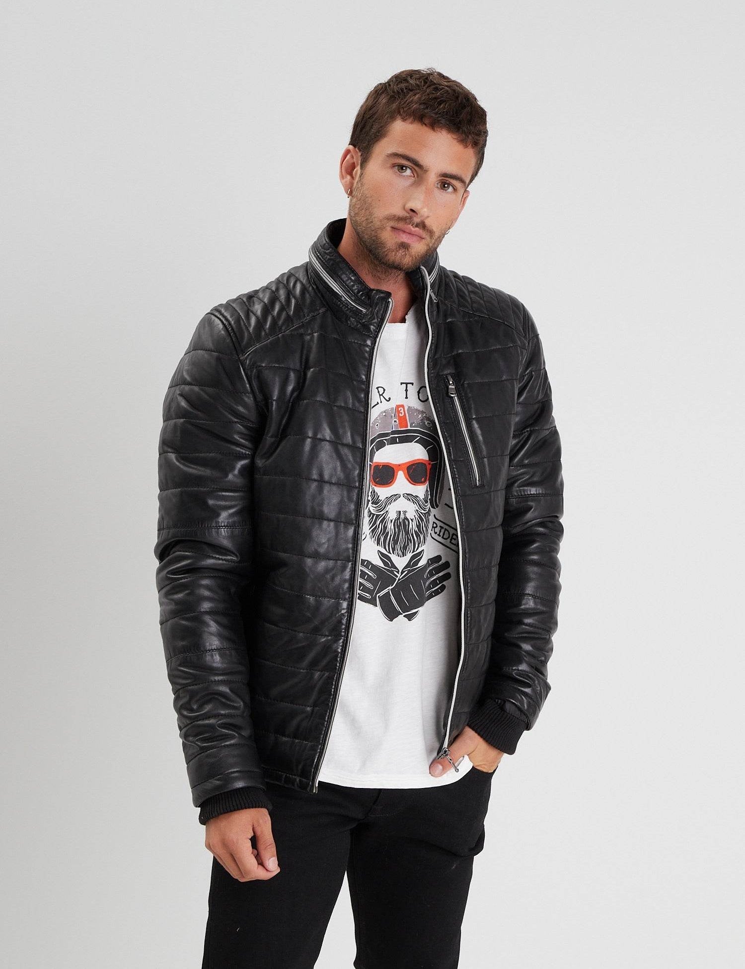 Caproni - Blouson cuir homme - Accueil