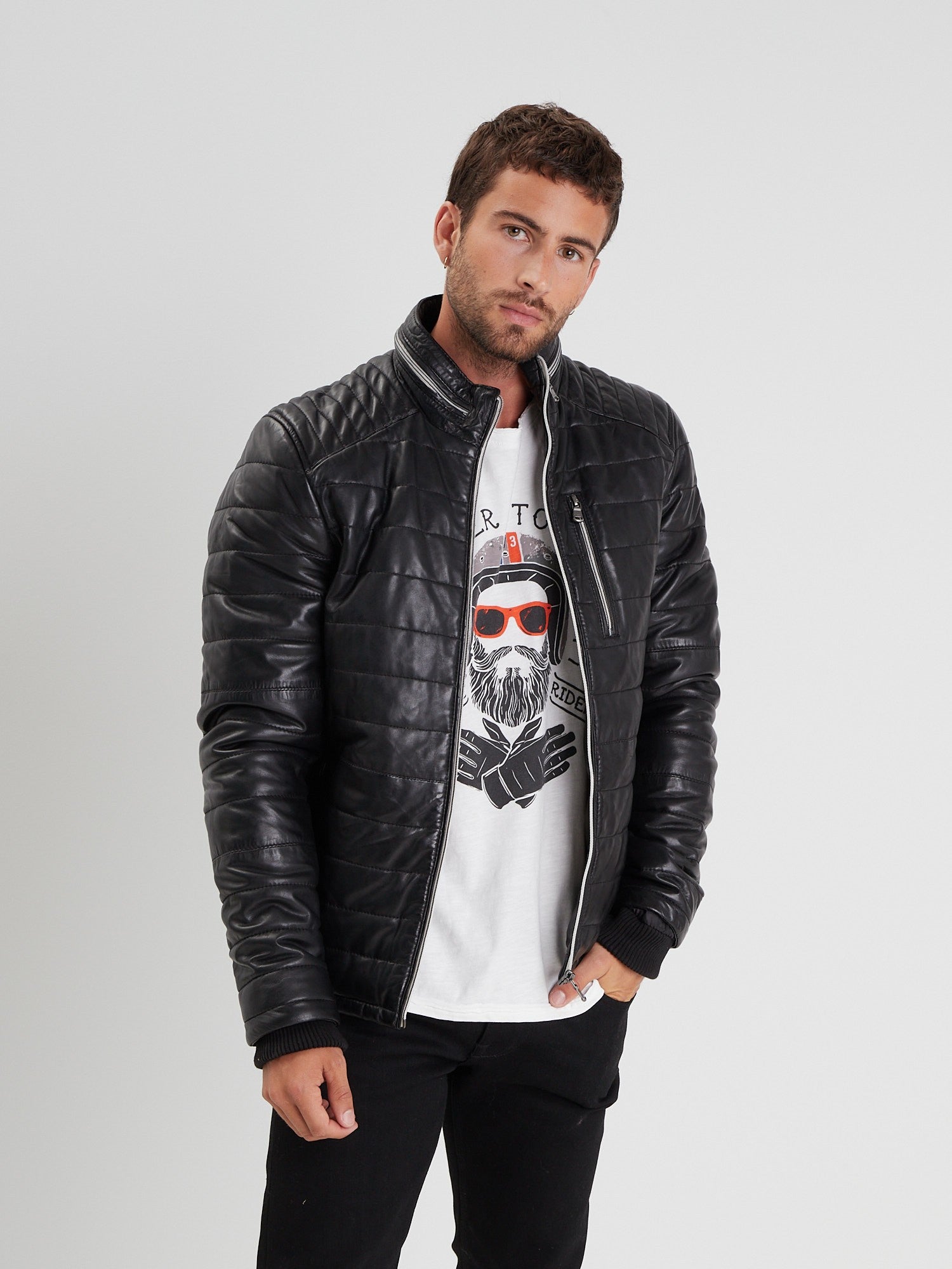 Caproni - Blouson cuir homme - Accueil