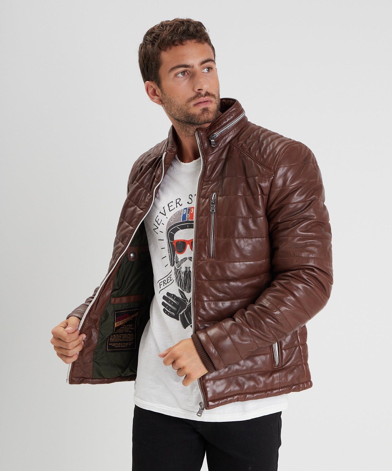 Caproni - Blouson cuir homme - Accueil