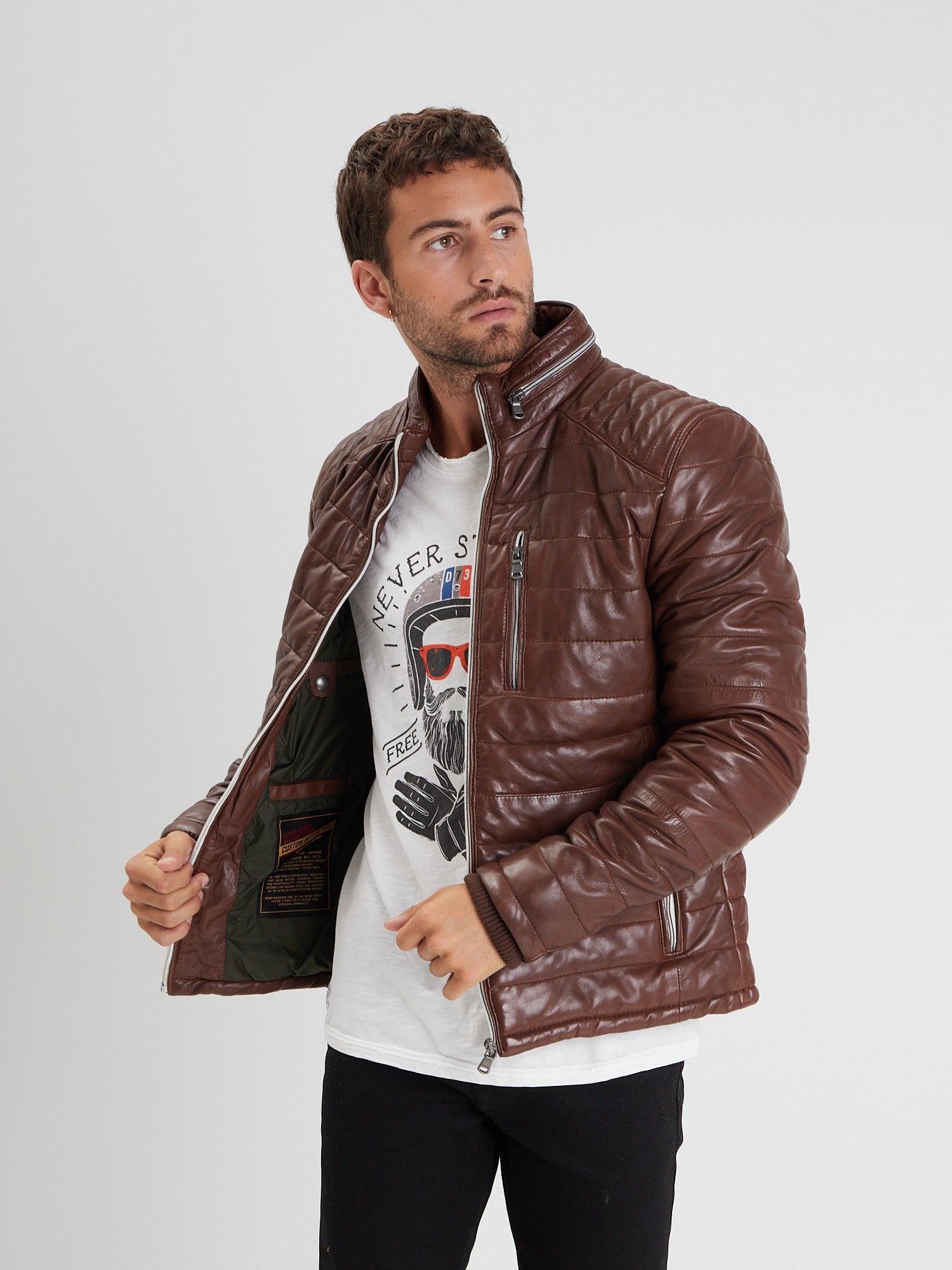 Caproni - Blouson cuir homme - Accueil