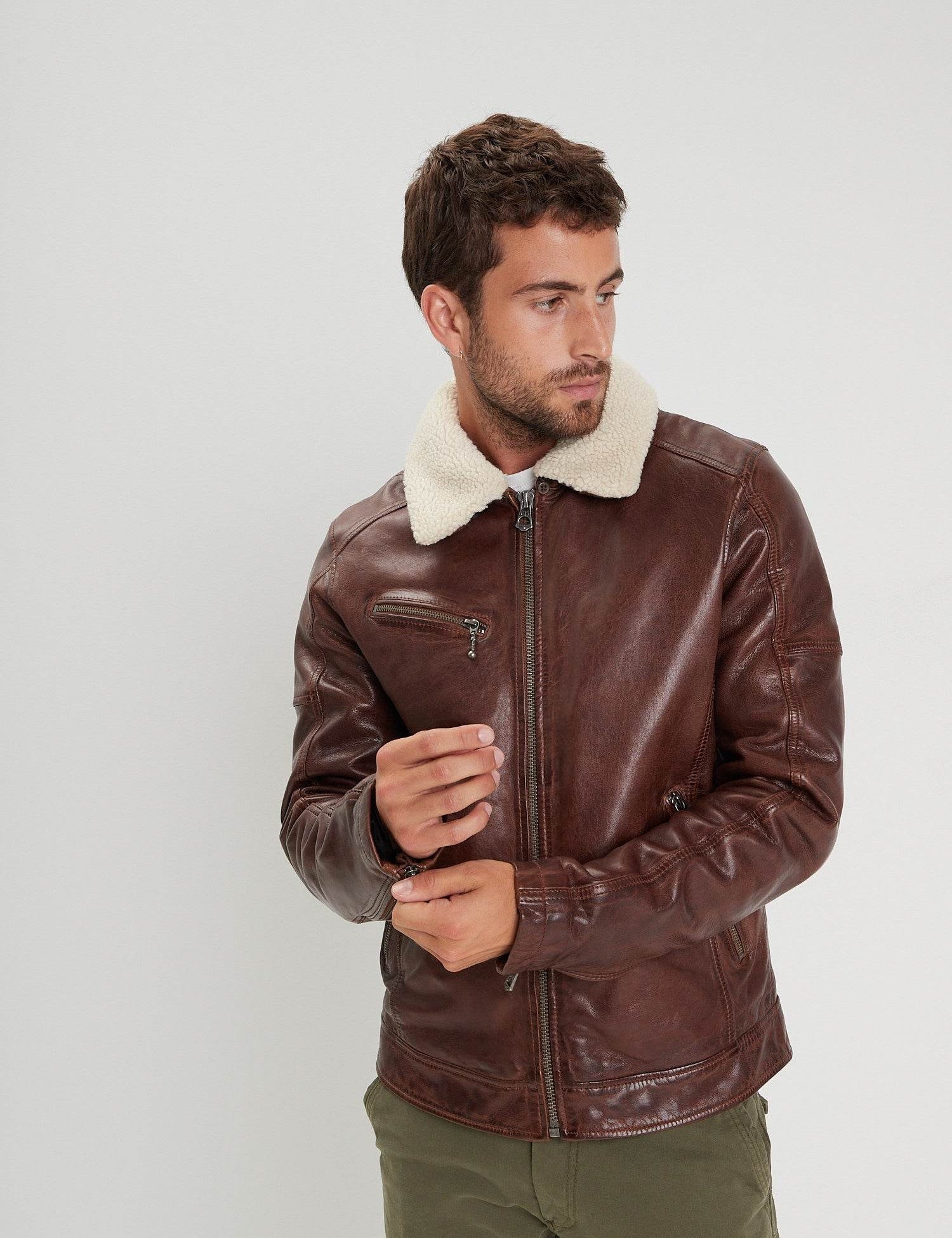Platon+fur - Blouson cuir homme - Accueil