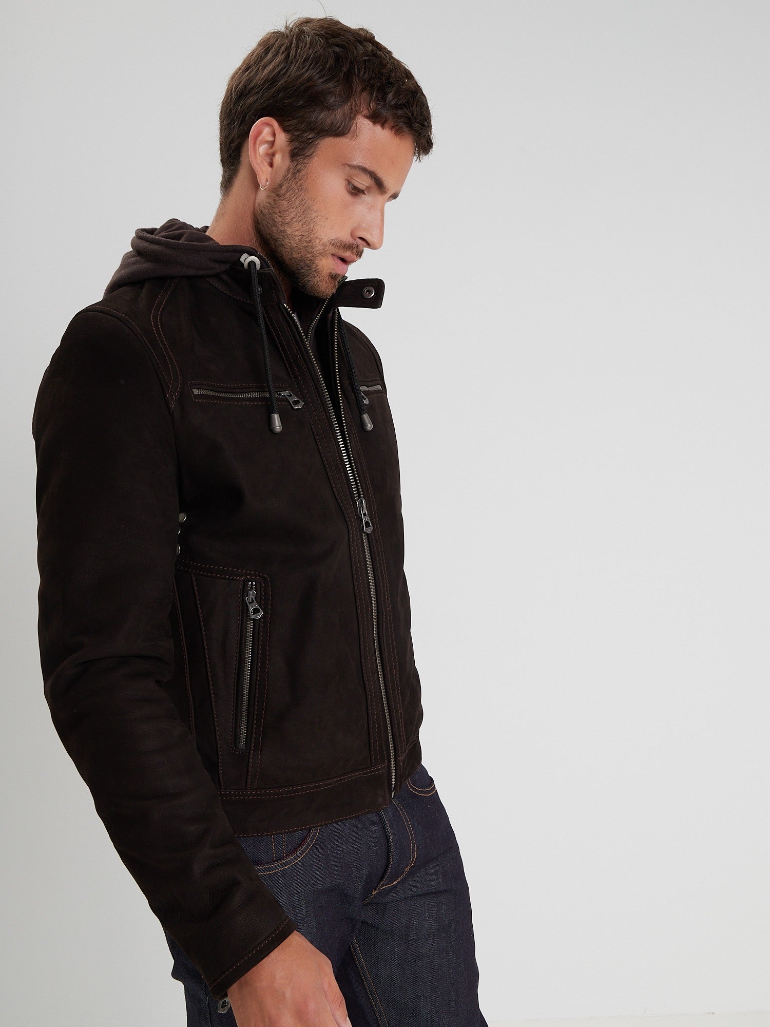 Scaroni madisson - Blouson cuir homme - Homme