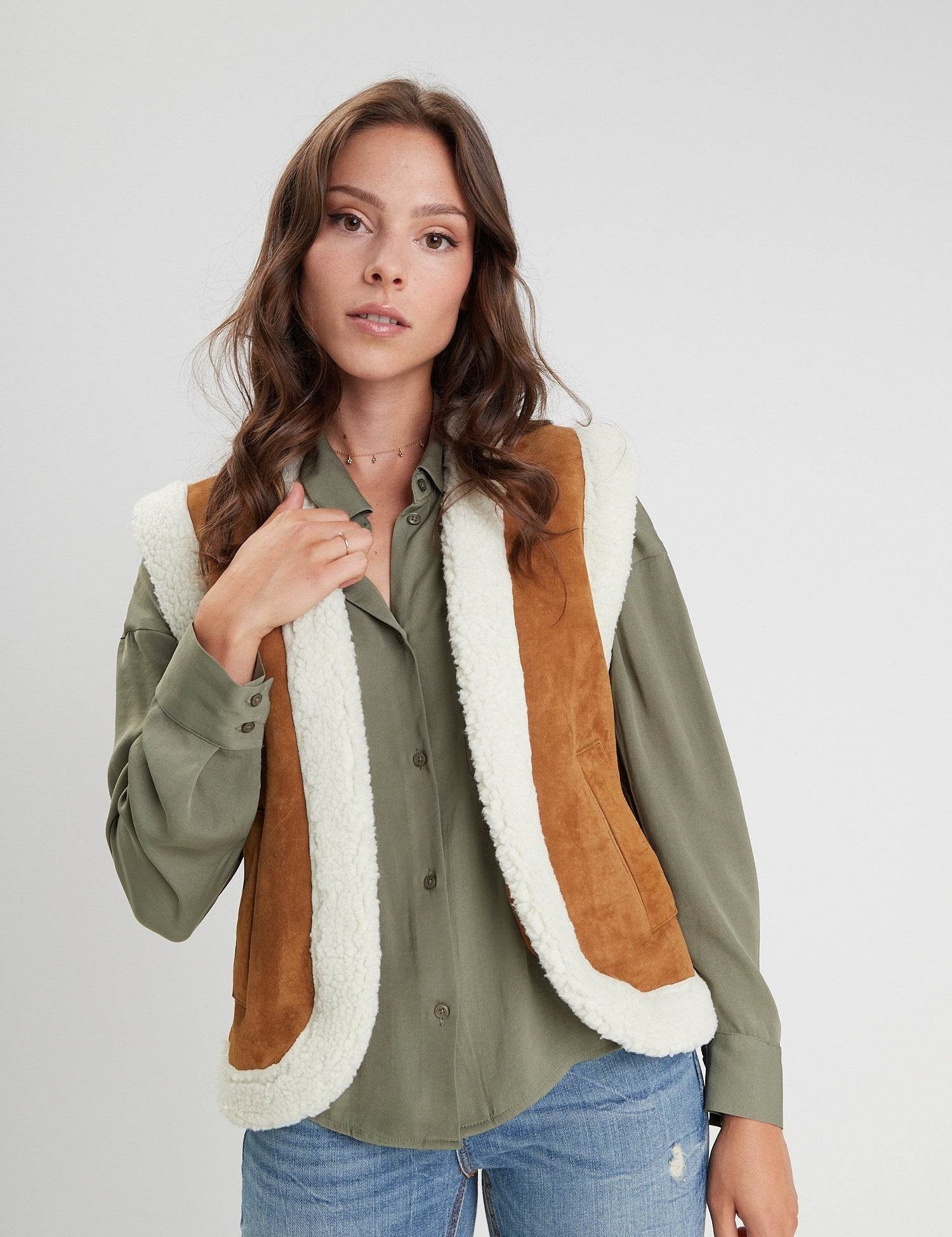 Gaby vest - Veste cuir femme - Accueil