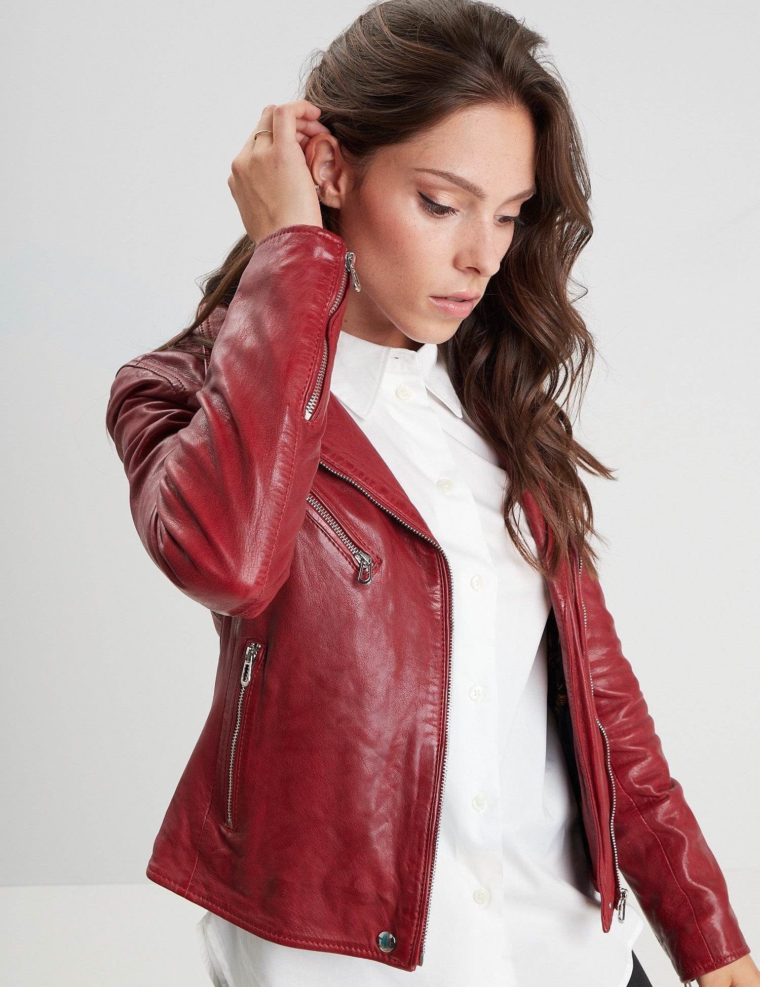Olympe - Perfecto cuir femme - Femme