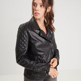 Louison - Blouson cuir femme - Accueil