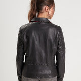 Louison - Blouson cuir femme - Accueil