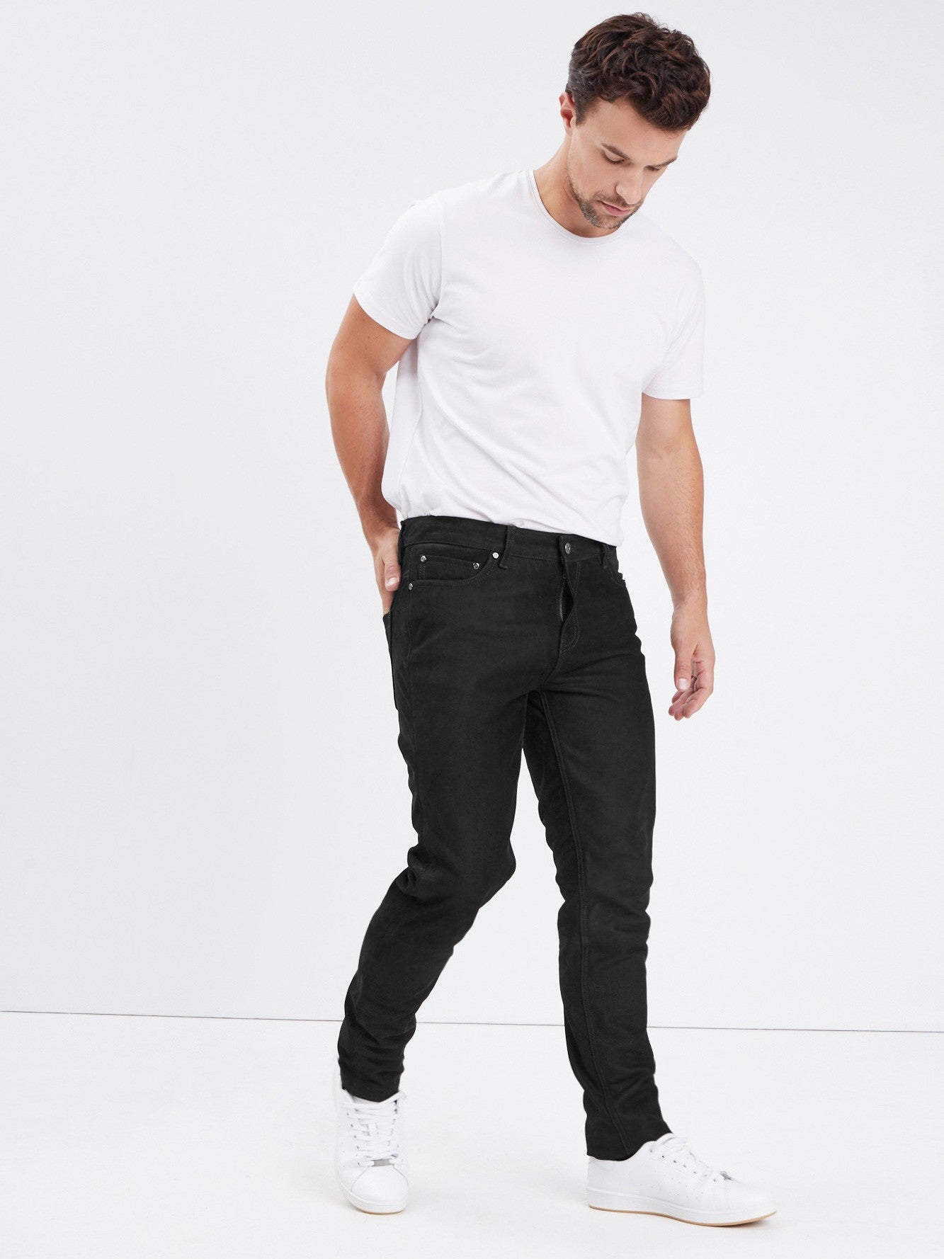 Pantalon de shops cuir homme