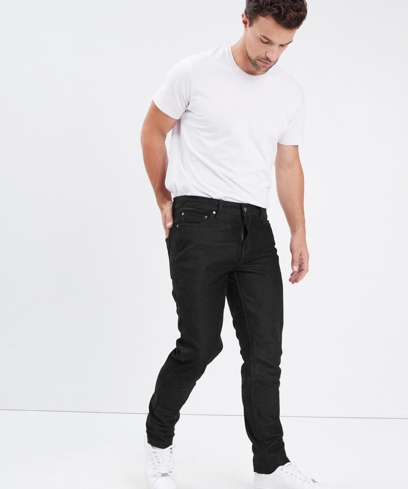 Booling pant madison - Pantalon cuir homme - Accueil