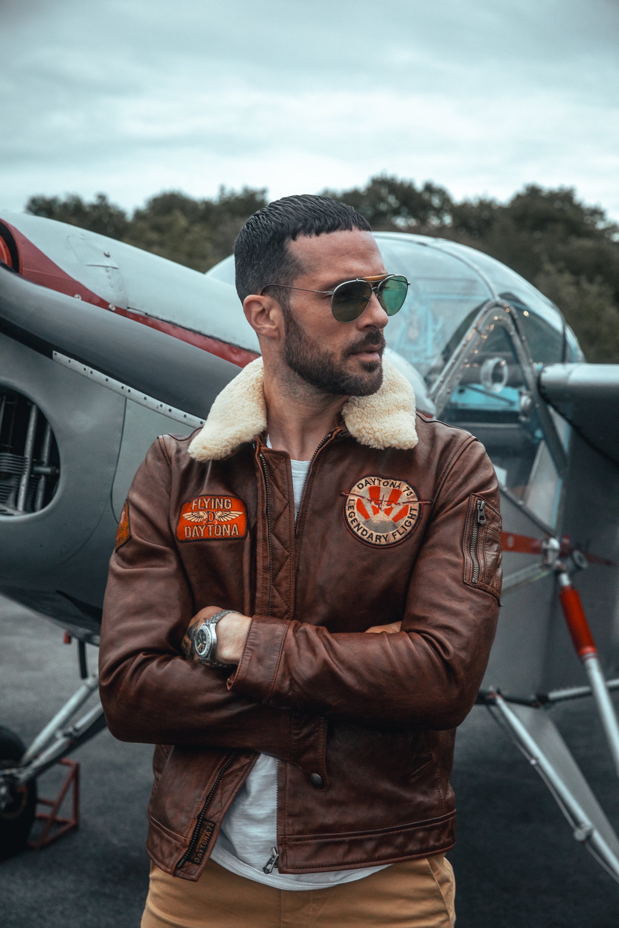 Daytona veste cuir outlet