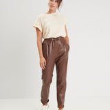 Joy - Pantalon cuir femme - Accueil