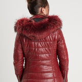 Helena fur - Doudoune cuir femme - Femme