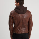 Bishop - Blouson cuir homme - Homme