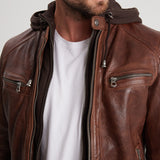 Bishop - Blouson cuir homme - Homme