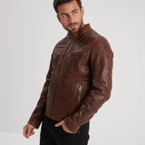 Bishop - Blouson cuir homme - Homme