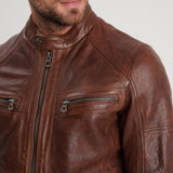 Bishop - Blouson cuir homme - Homme