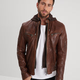 Bishop - Blouson cuir homme - Homme