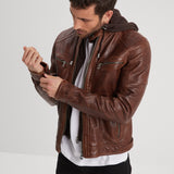 Bishop - Blouson cuir homme - Homme