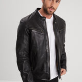 Bishop - Blouson cuir homme - Homme