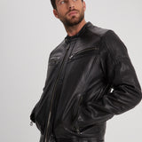 Bishop - Blouson cuir homme - Homme