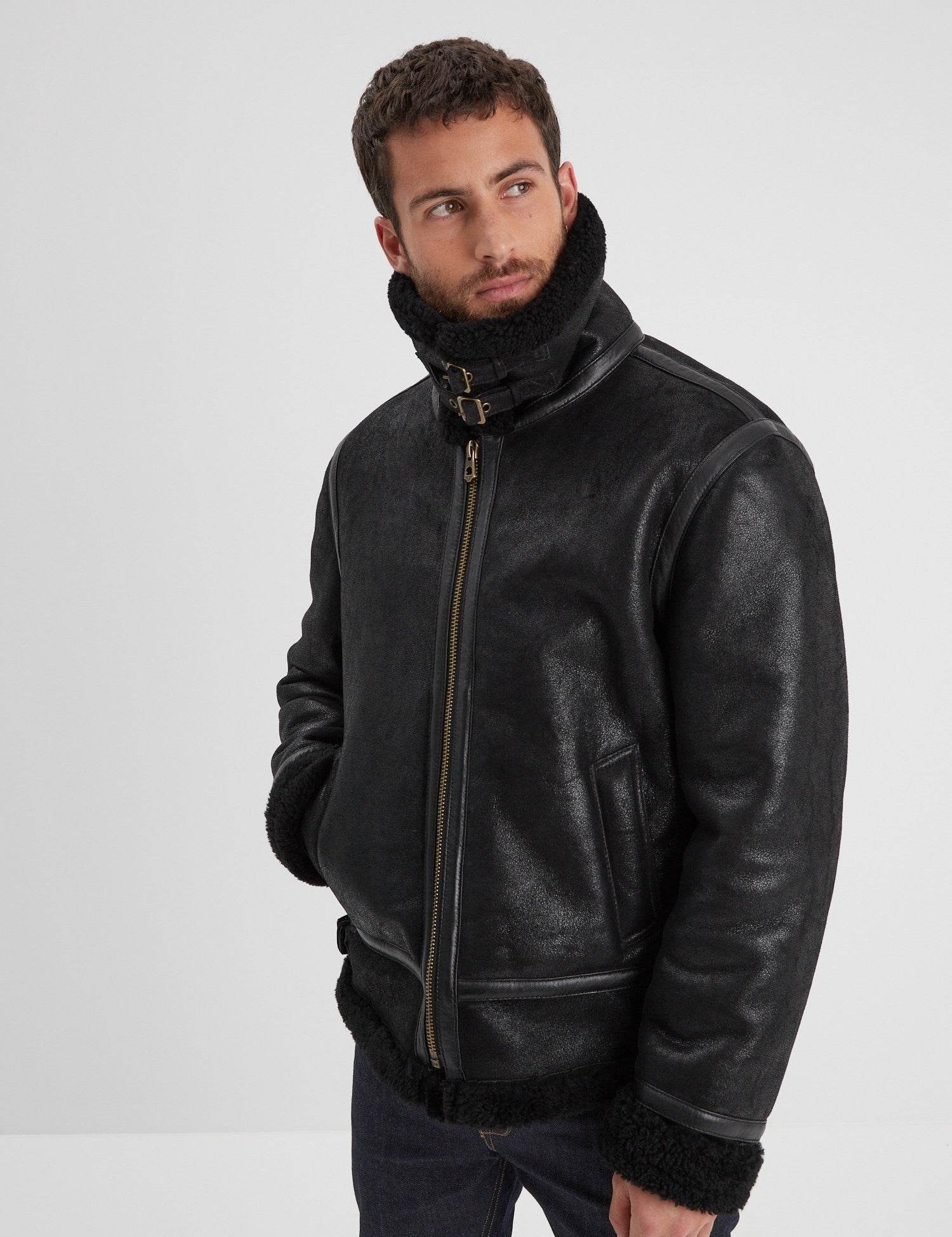 Bombardier - Blouson cuir homme - Accueil
