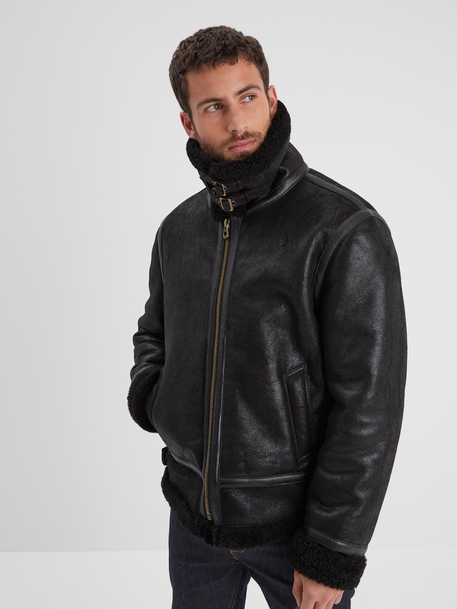 Bombardier - Blouson cuir homme - Accueil