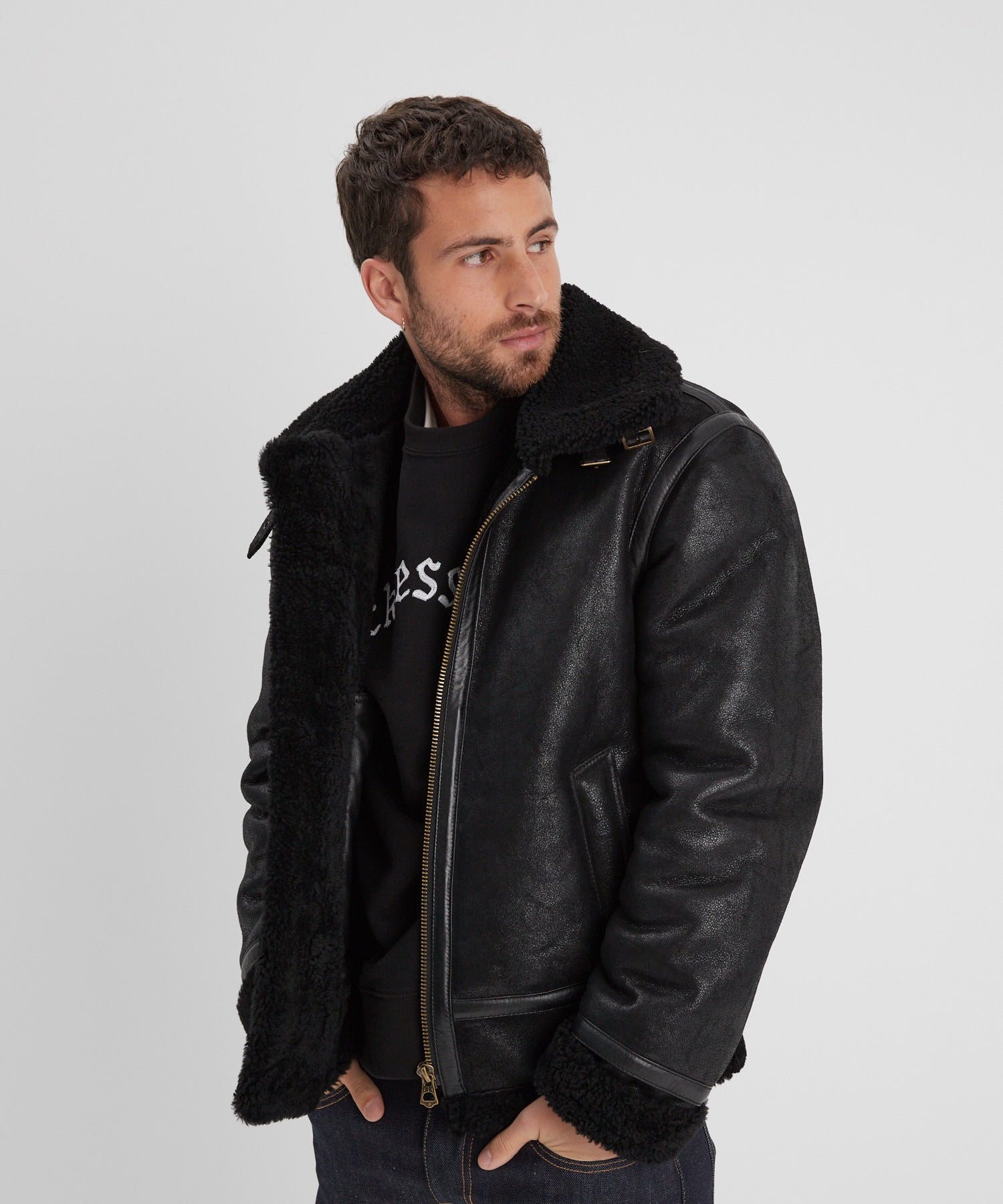 Bombardier - Blouson cuir homme - Accueil