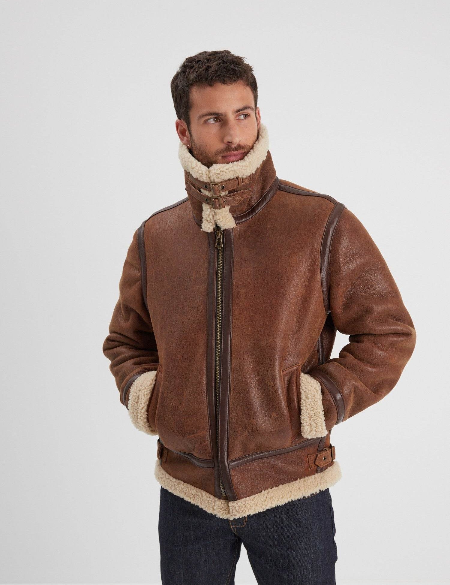 Bombardier - Blouson cuir homme - Accueil