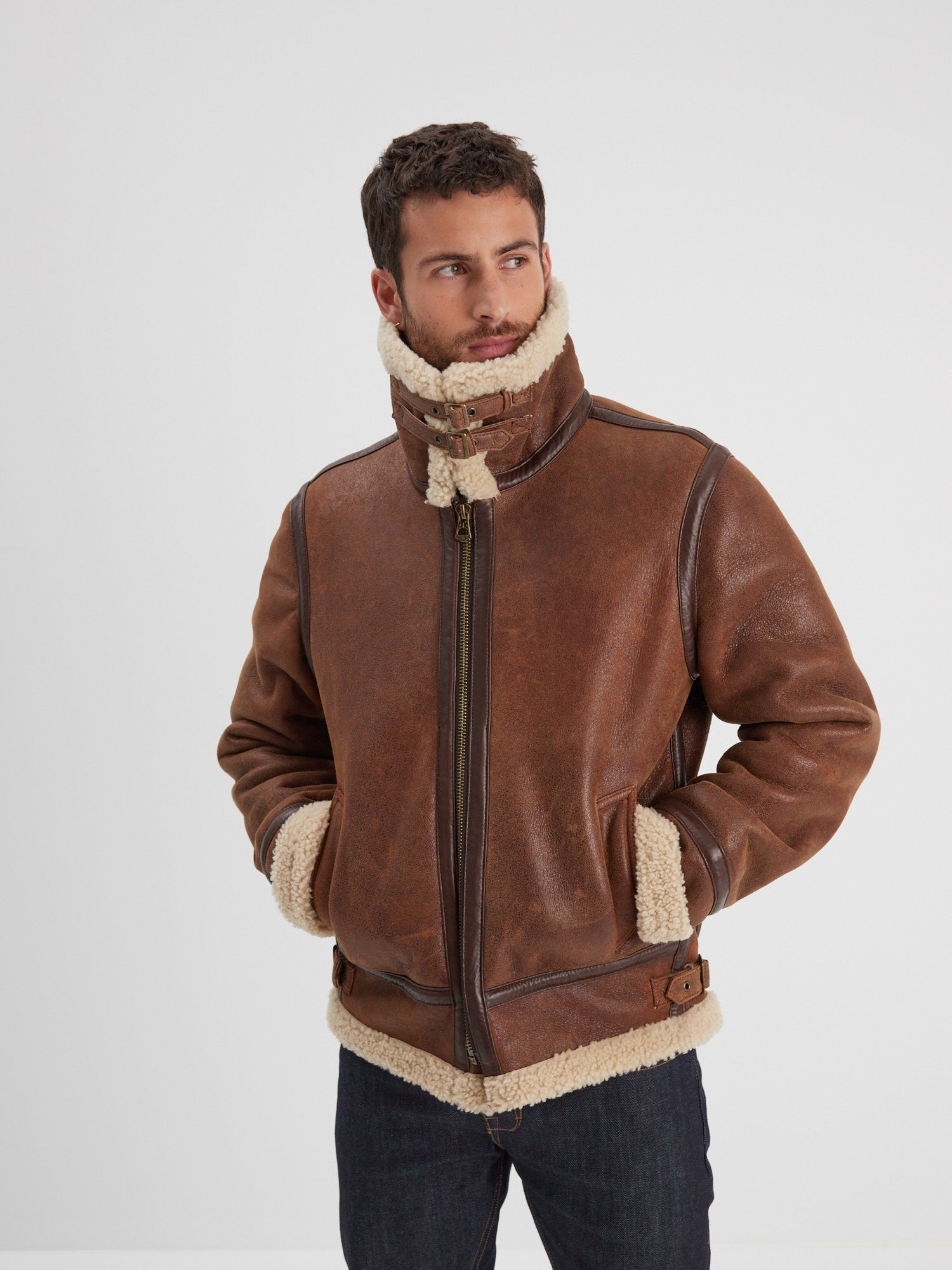 Bombardier - Blouson cuir homme - Accueil