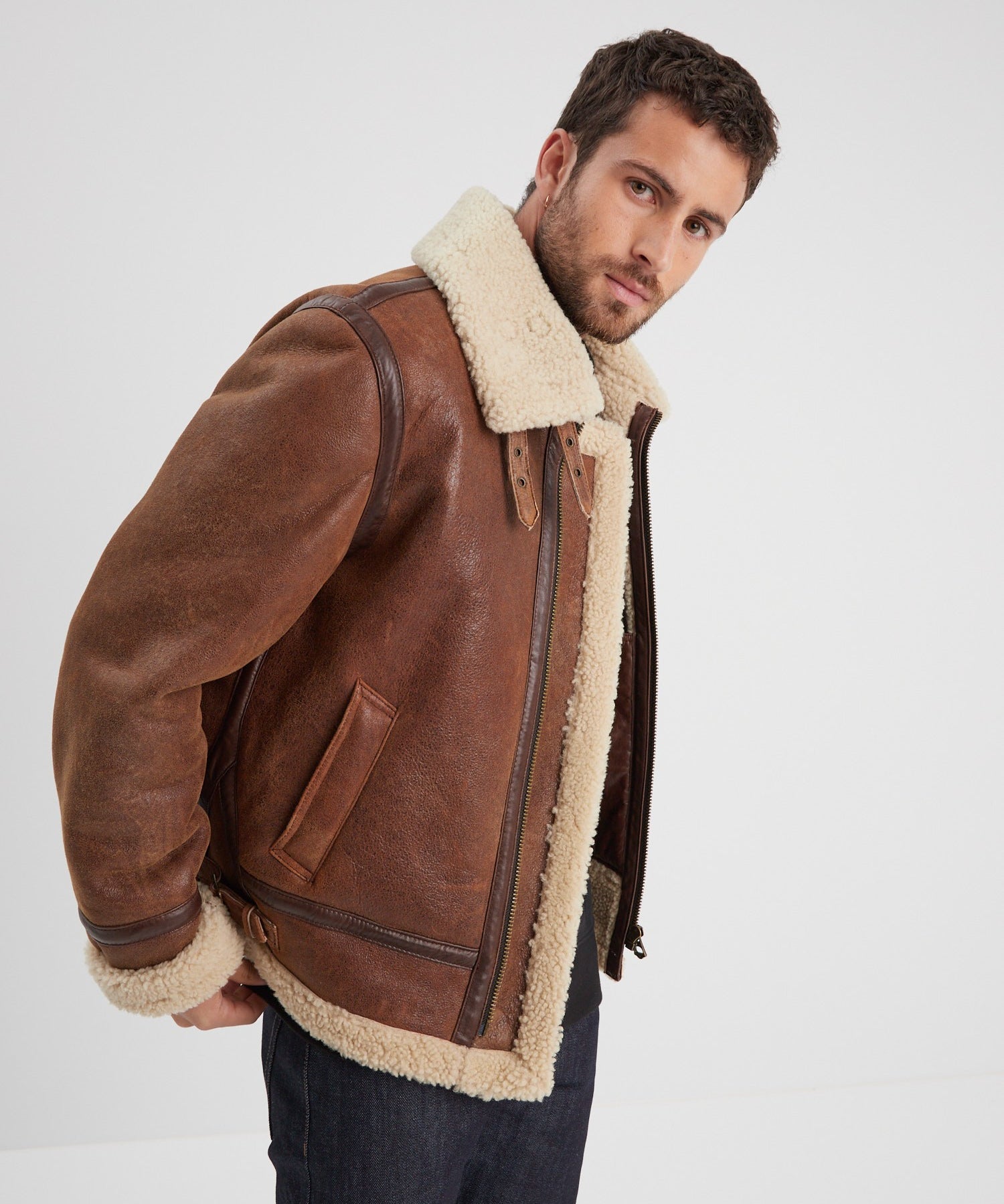 Bombardier - Blouson cuir homme - Accueil