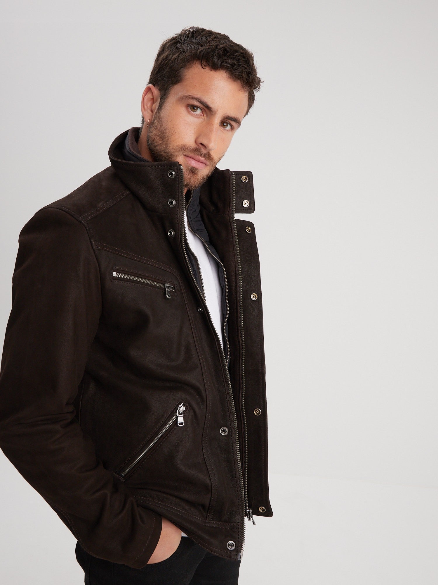 Falcon madisson - Blouson cuir homme - Homme