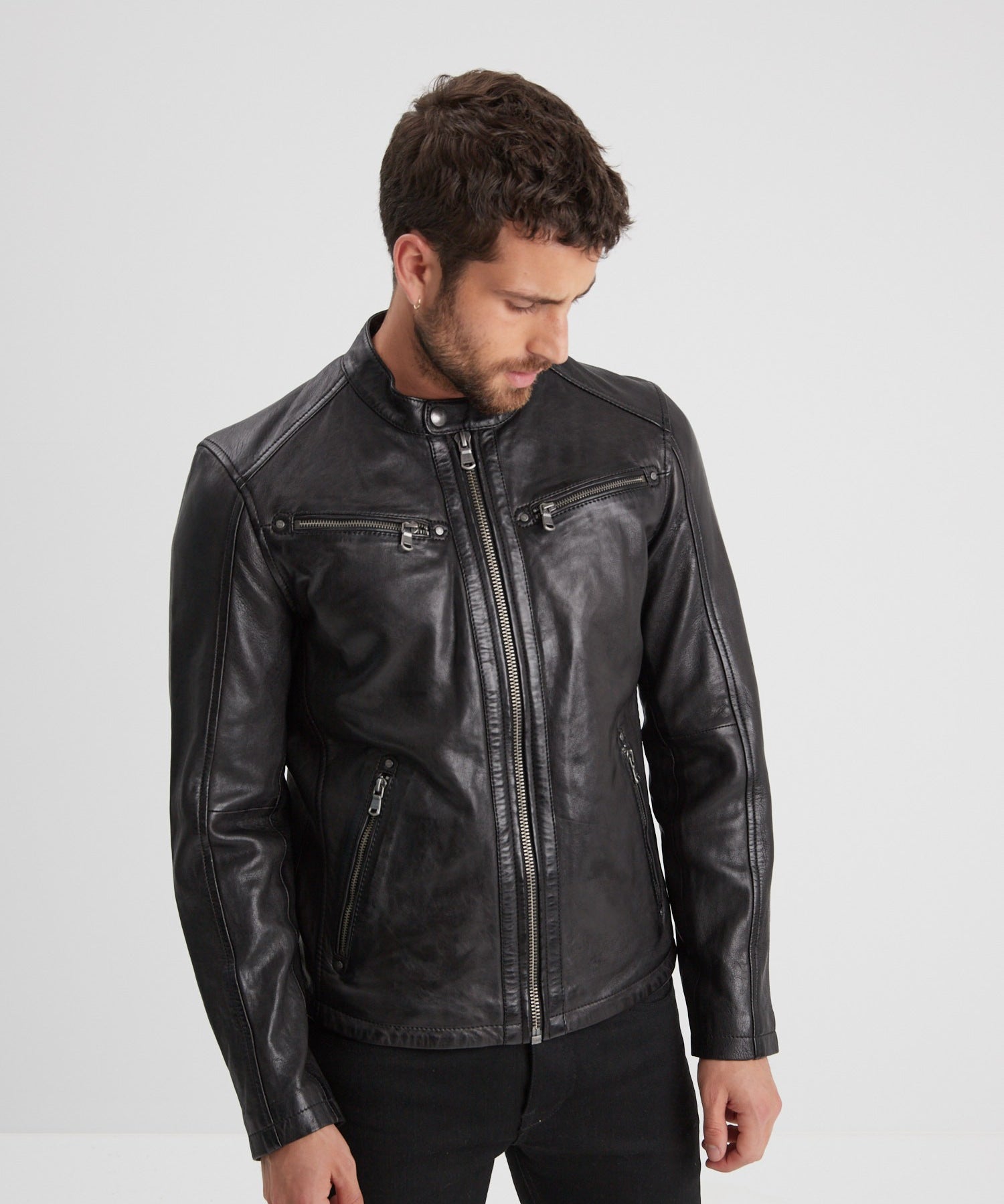 Gafino - Blouson cuir homme - Homme