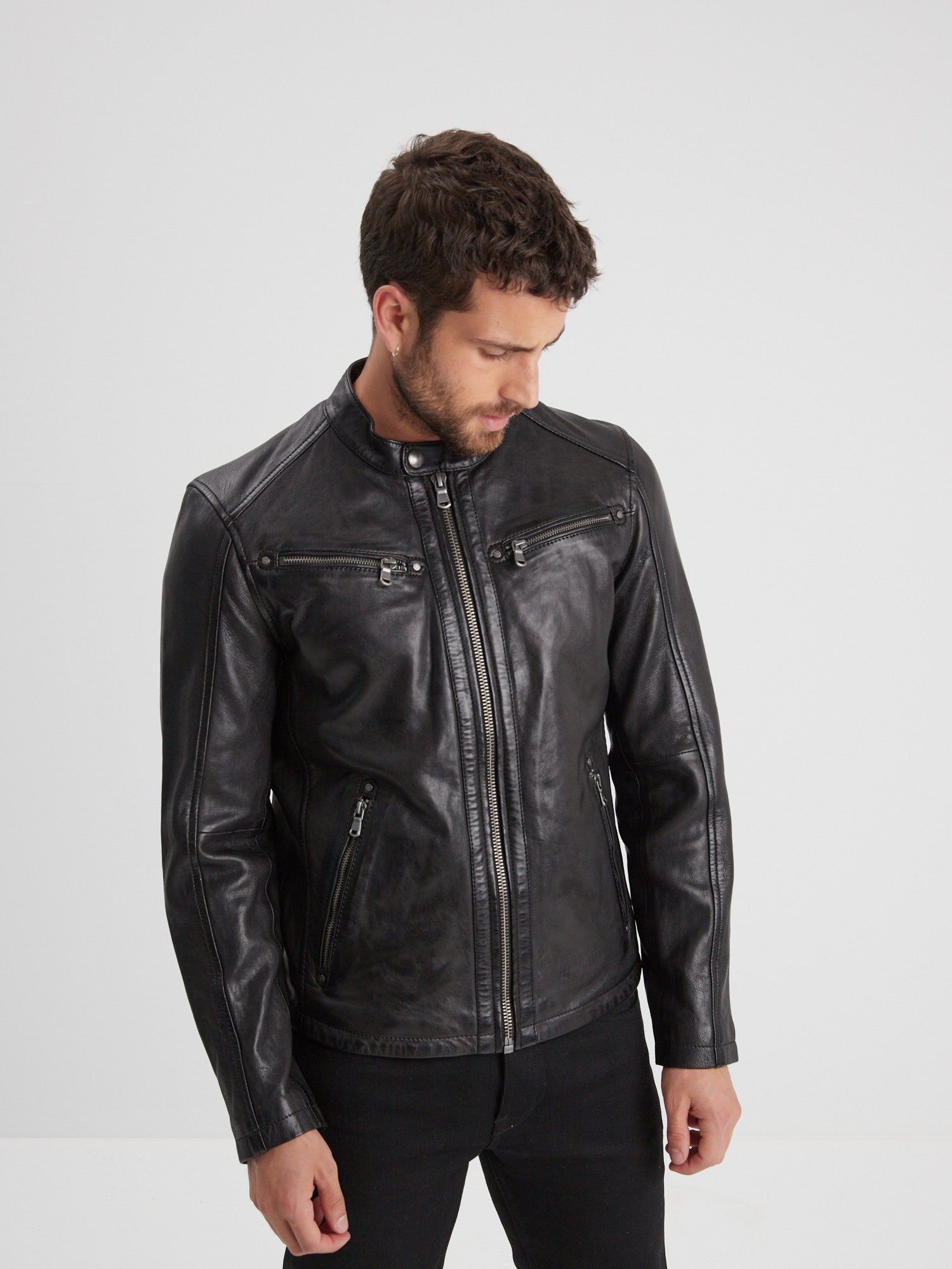 Gafino - Blouson cuir homme - Homme