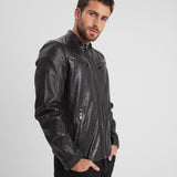 Gafino - Blouson cuir homme - Homme