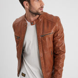 Gafino - Blouson cuir homme - Homme