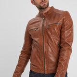 Gafino - Blouson cuir homme - Homme