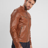 Gafino - Blouson cuir homme - Homme