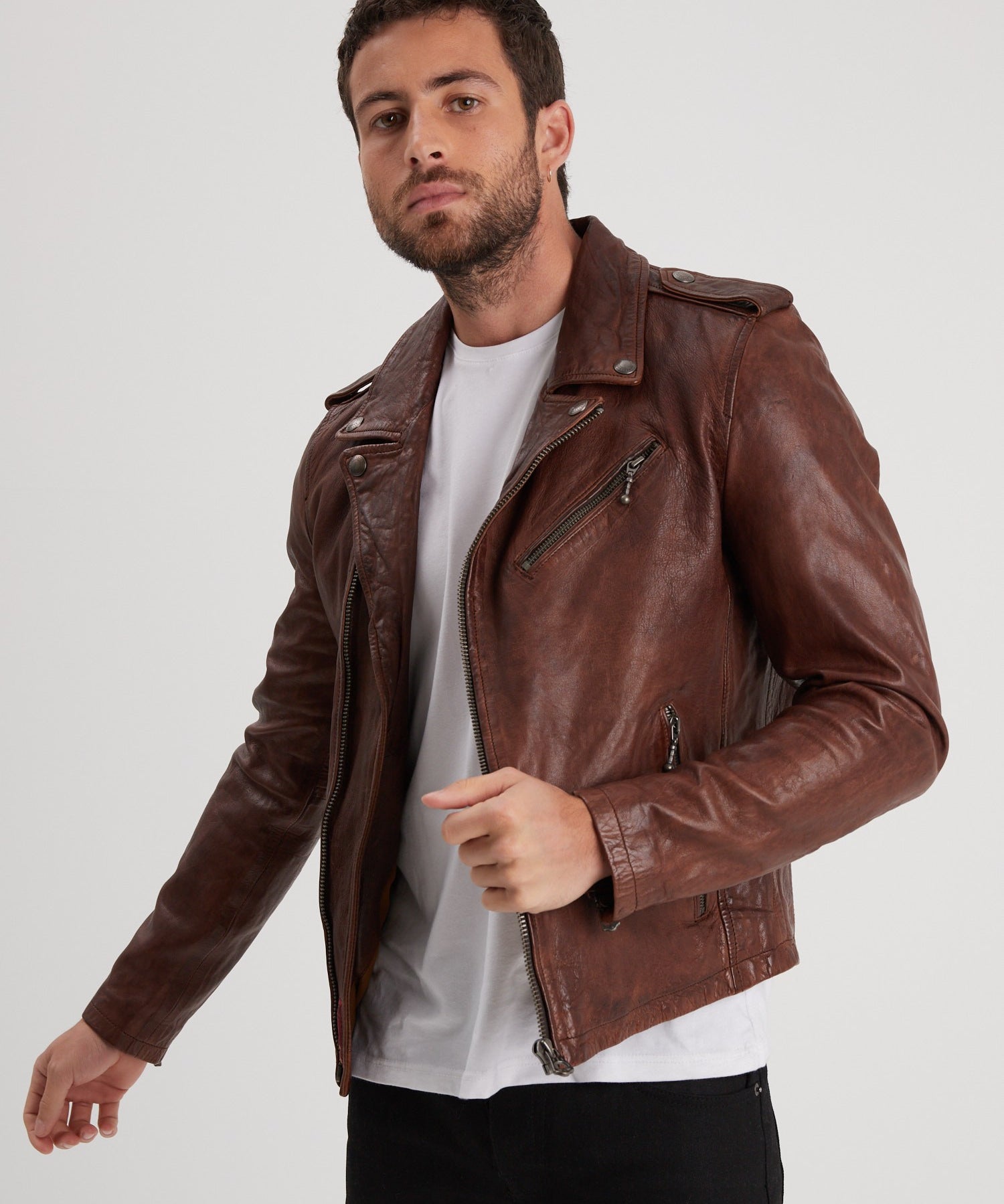 Golberg - Blouson cuir homme - Homme