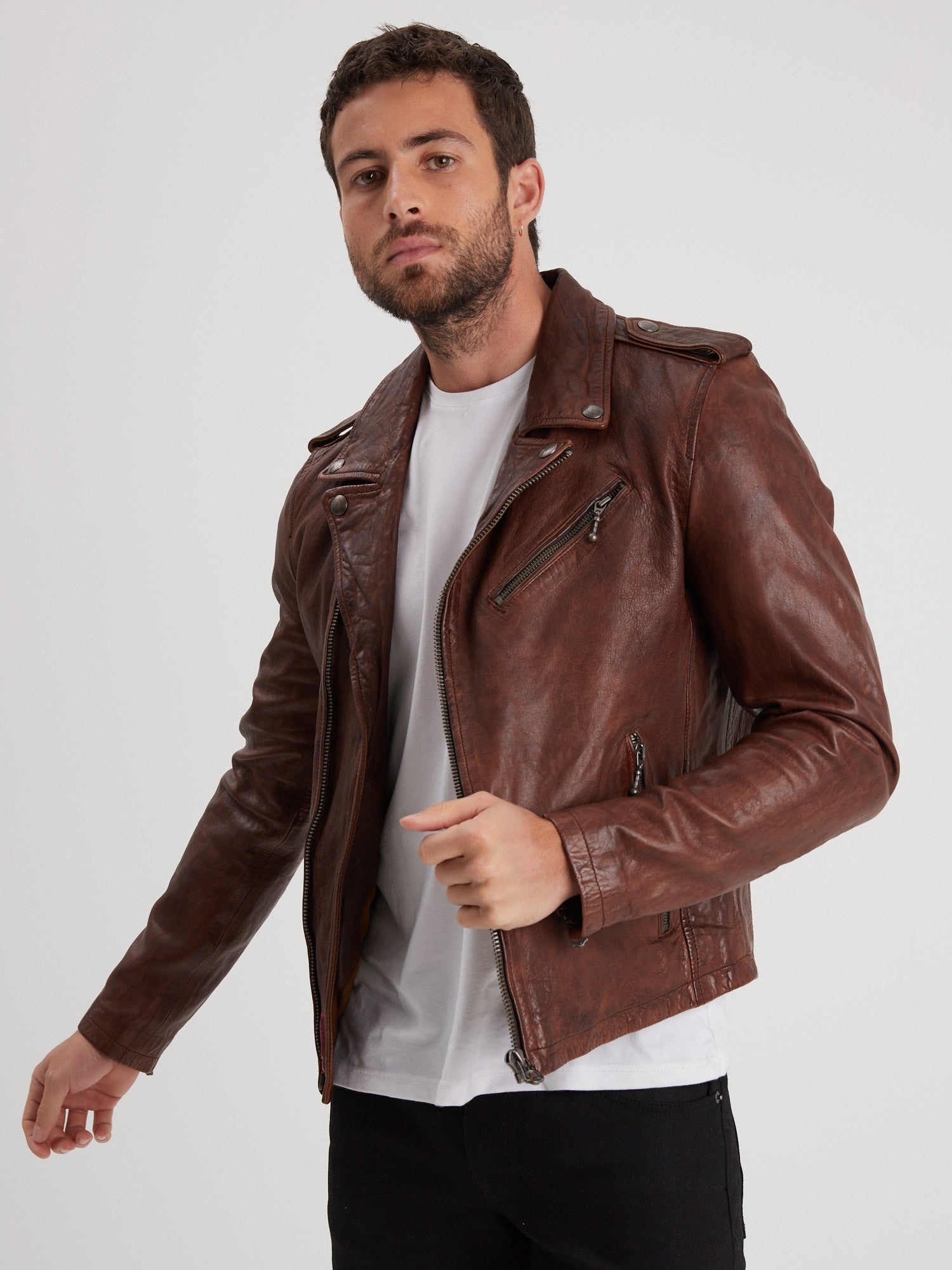 Golberg - Blouson cuir homme - Homme