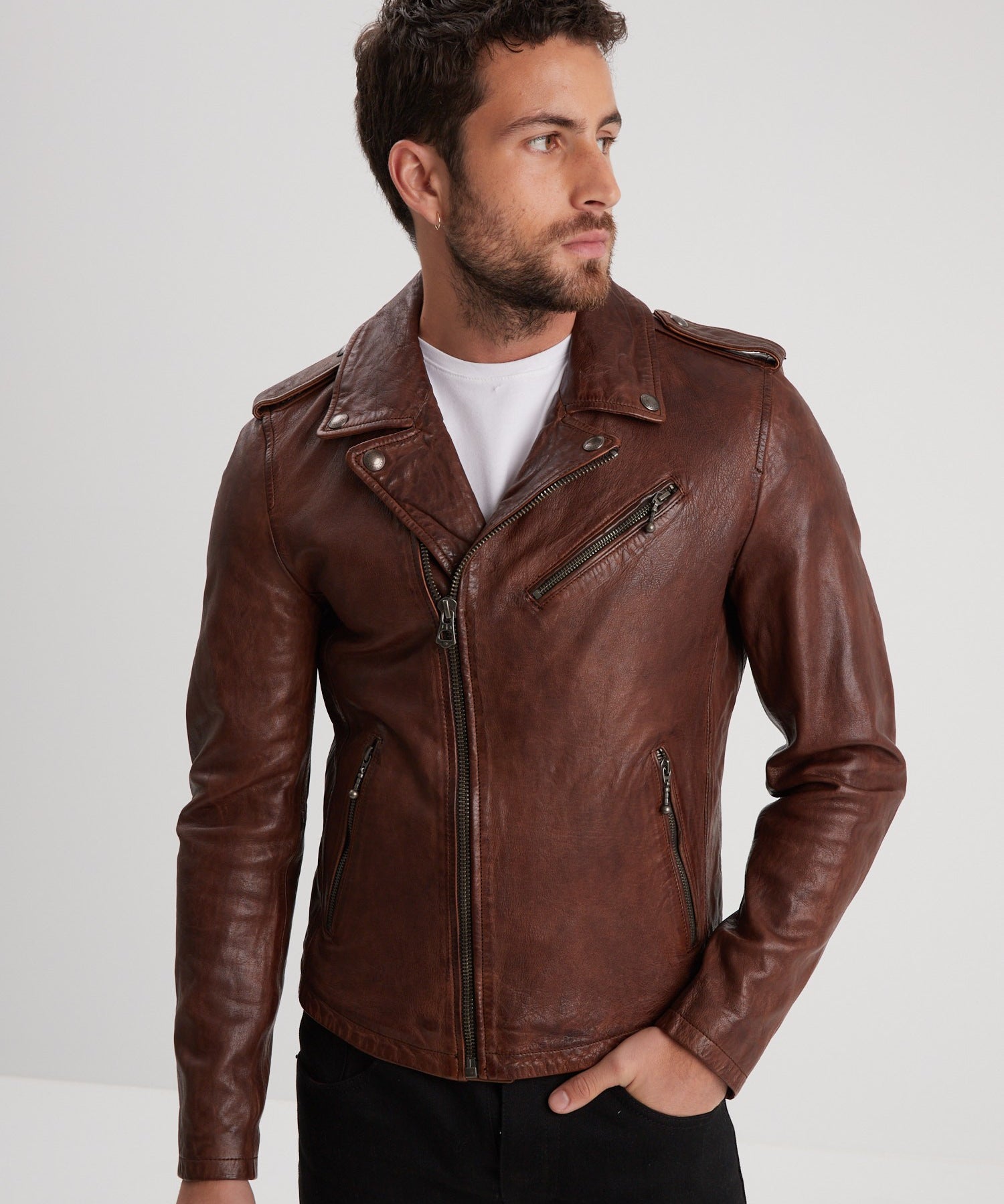 Golberg - Blouson cuir homme - Homme