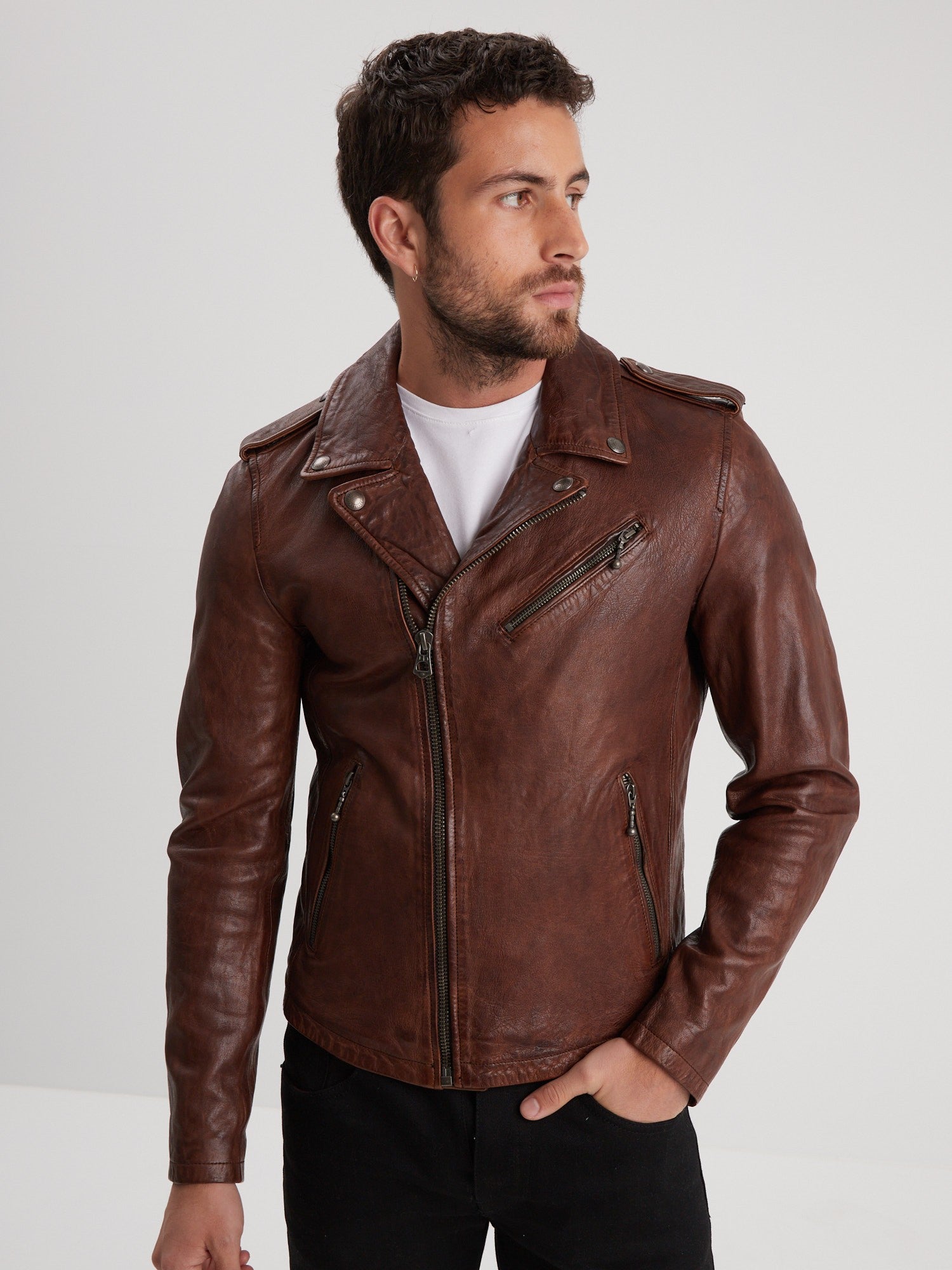 Golberg - Blouson cuir homme - Homme