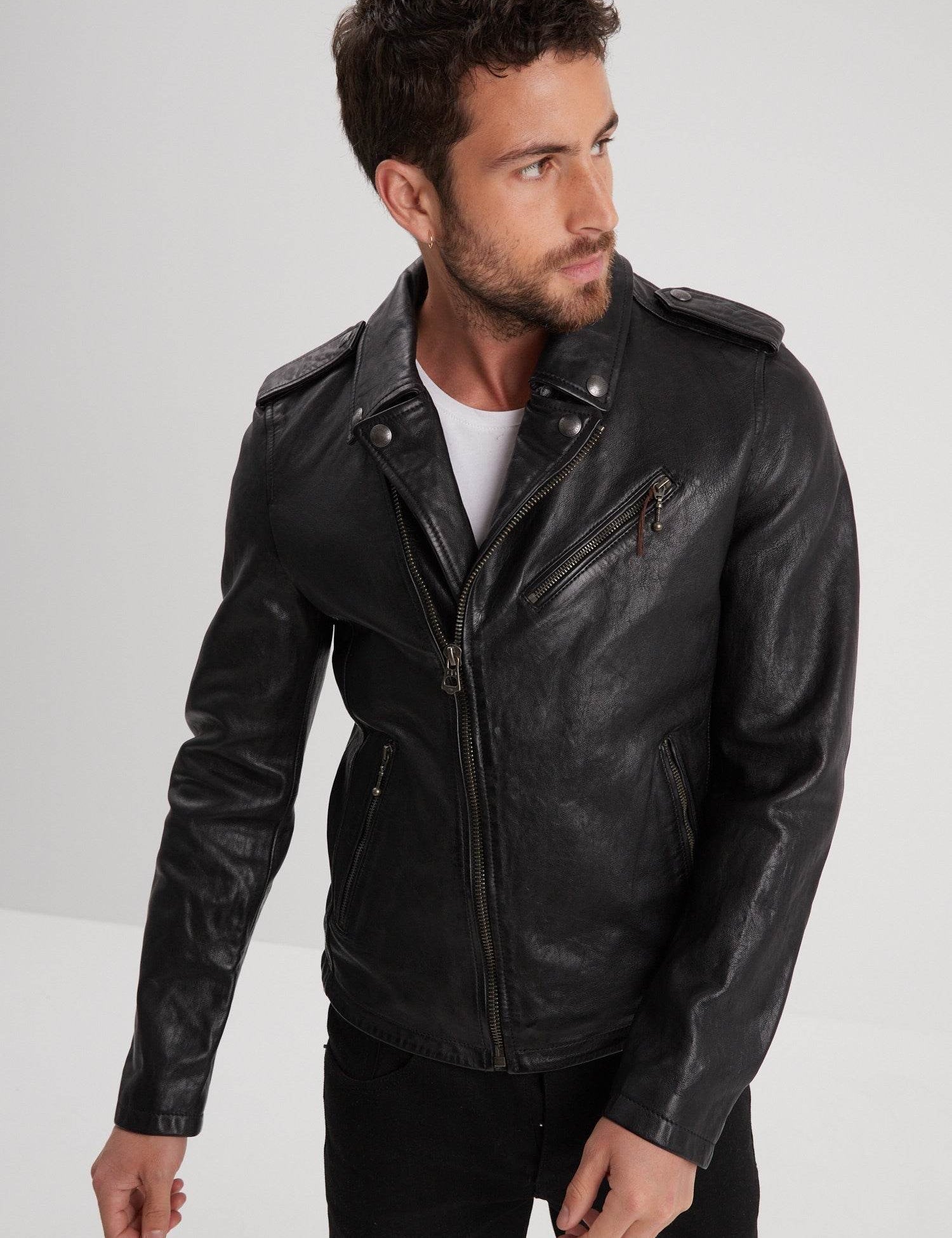Golberg - Blouson cuir homme - Homme