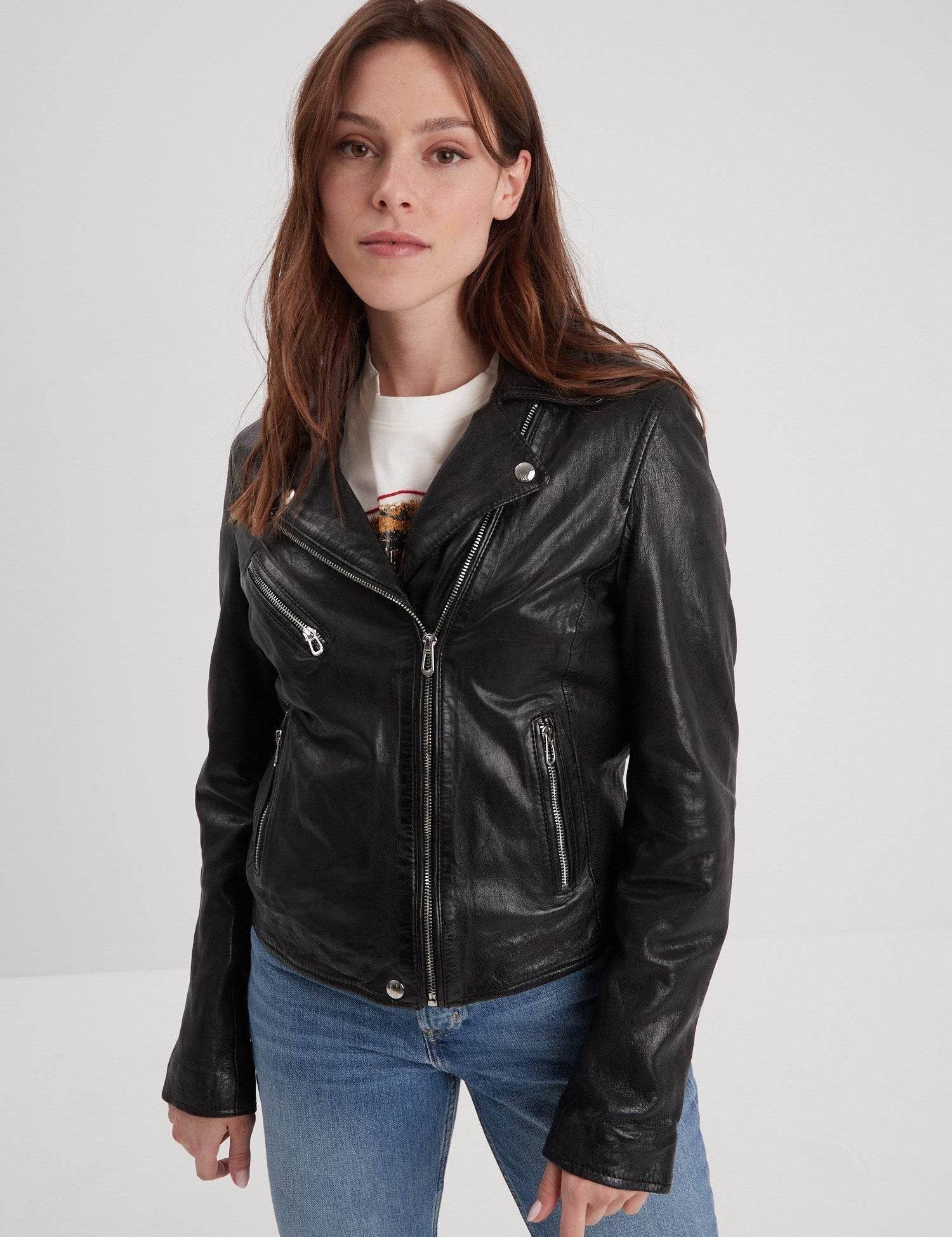 Olympe - Blouson cuir femme - Femme