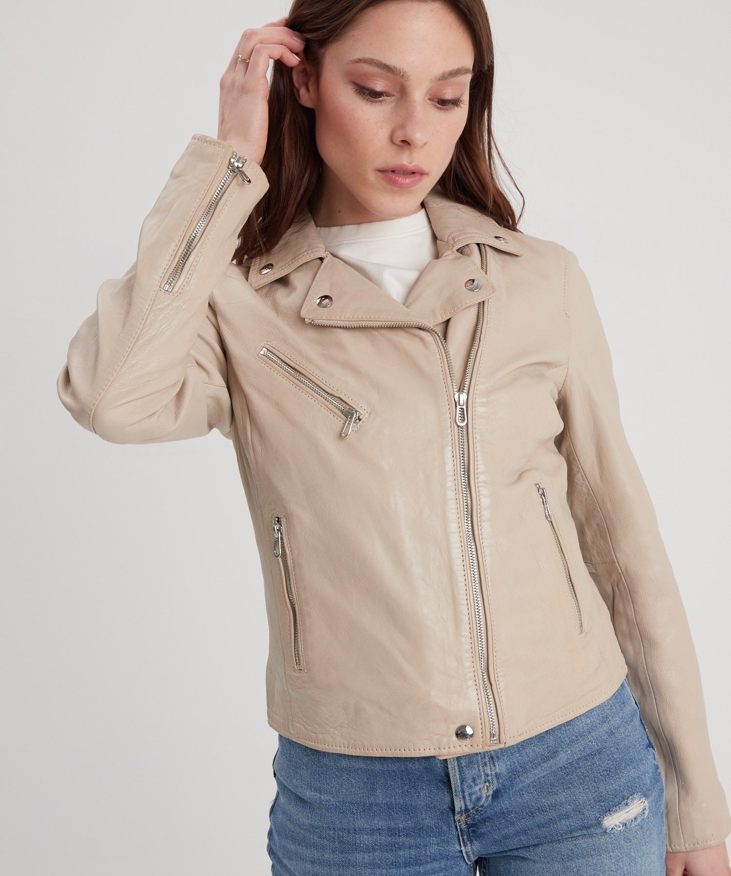 Olympe - Blouson cuir femme - Femme