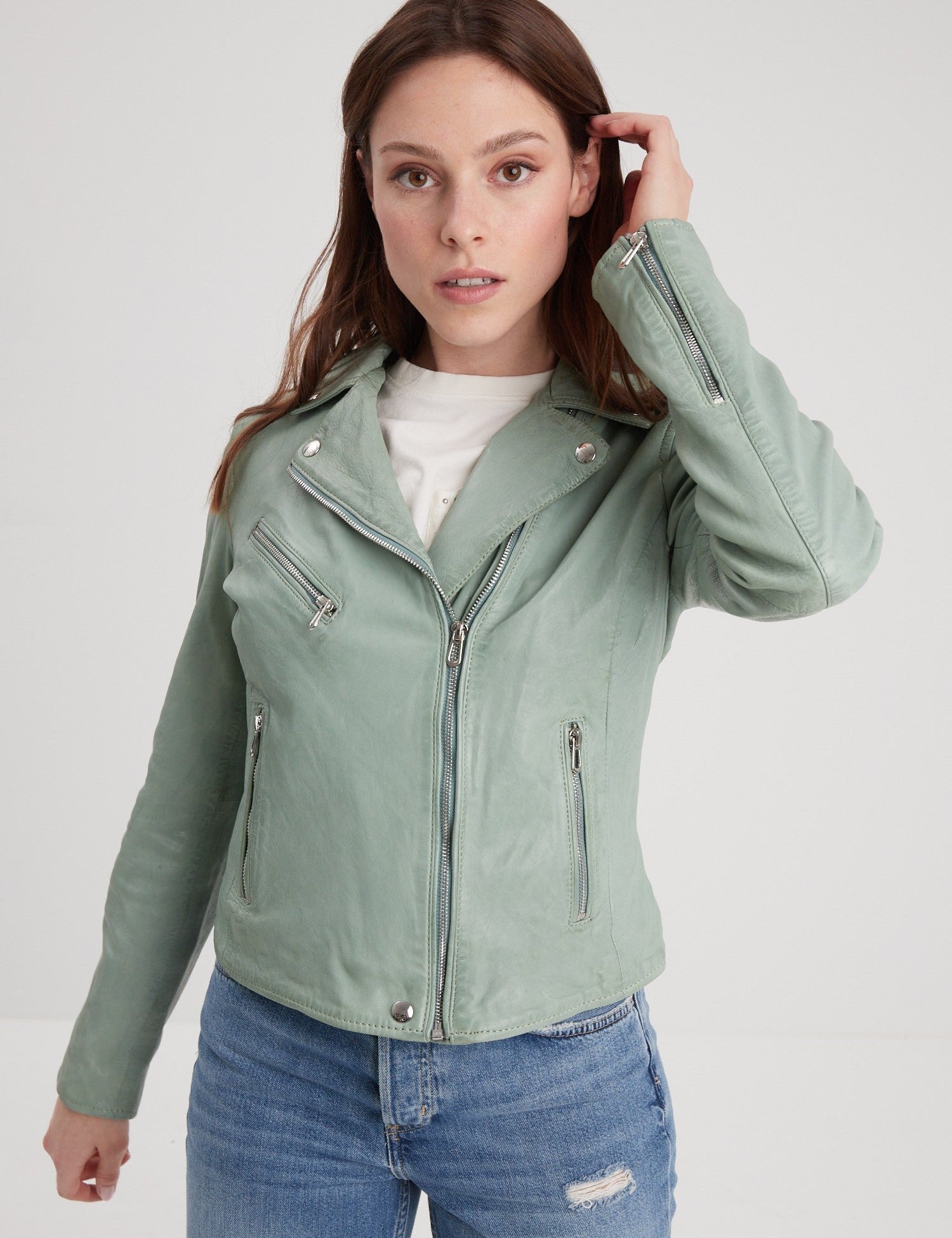 Olympe - Blouson cuir femme - Femme