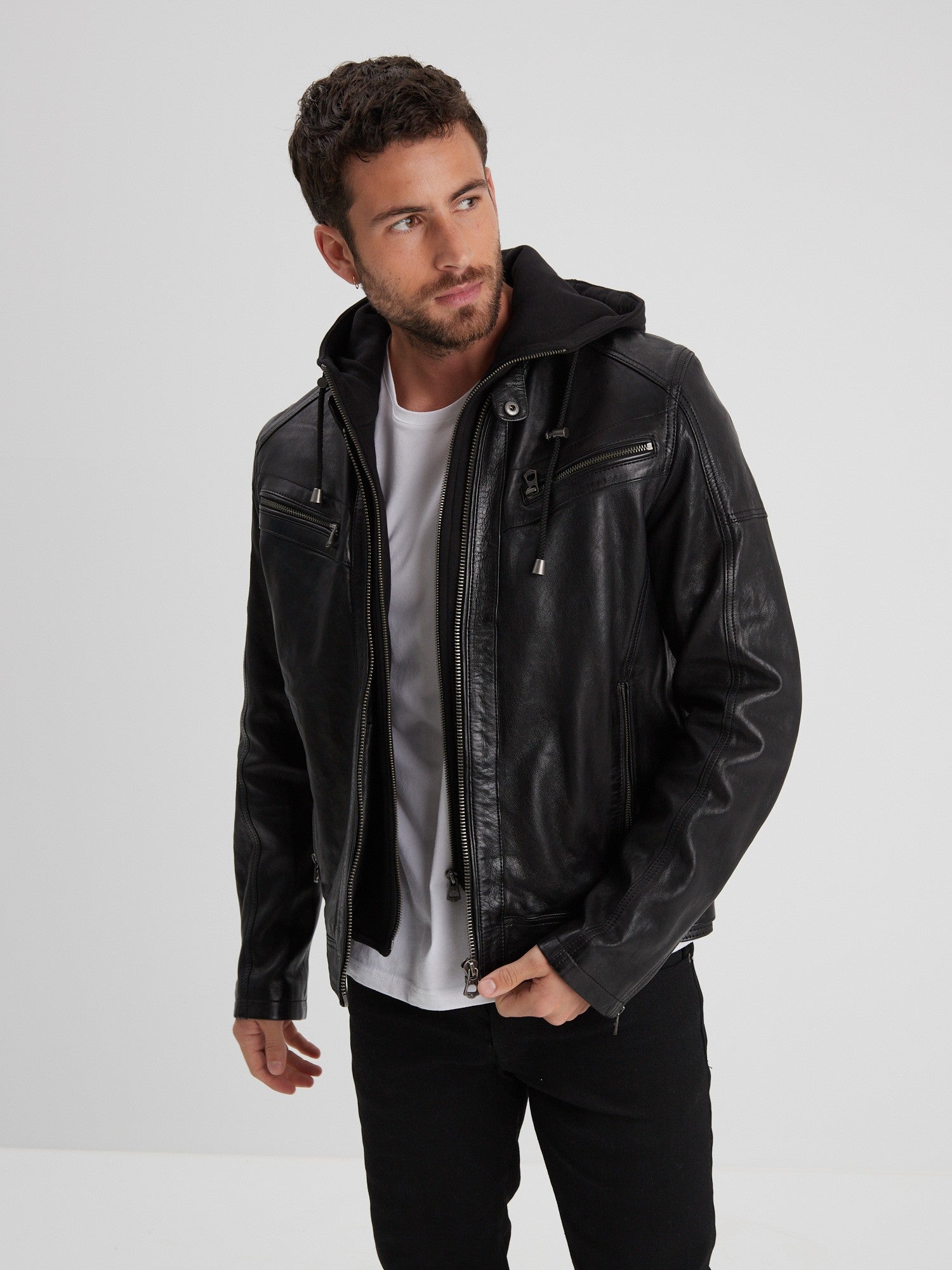 Bishop - Blouson cuir homme - Homme