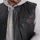 Hot road - Gilet cuir homme - Homme