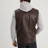 Hot road - Gilet cuir homme - Homme