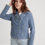 Bonita suede - Blouson rétro cuir femme - Femme