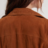 Bonita suede - Blouson rétro cuir femme - Femme